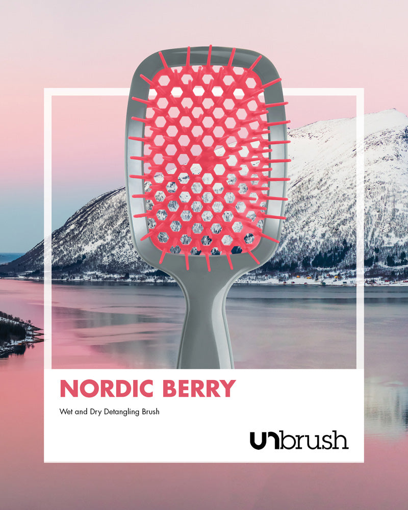 UNbrush Detangling Hair Brush - Nordic Berry